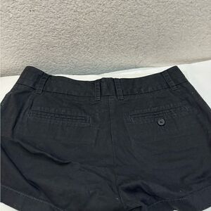 J. Crew Women's black Chino Broken-In Cotton Shorts Size 4 GUC